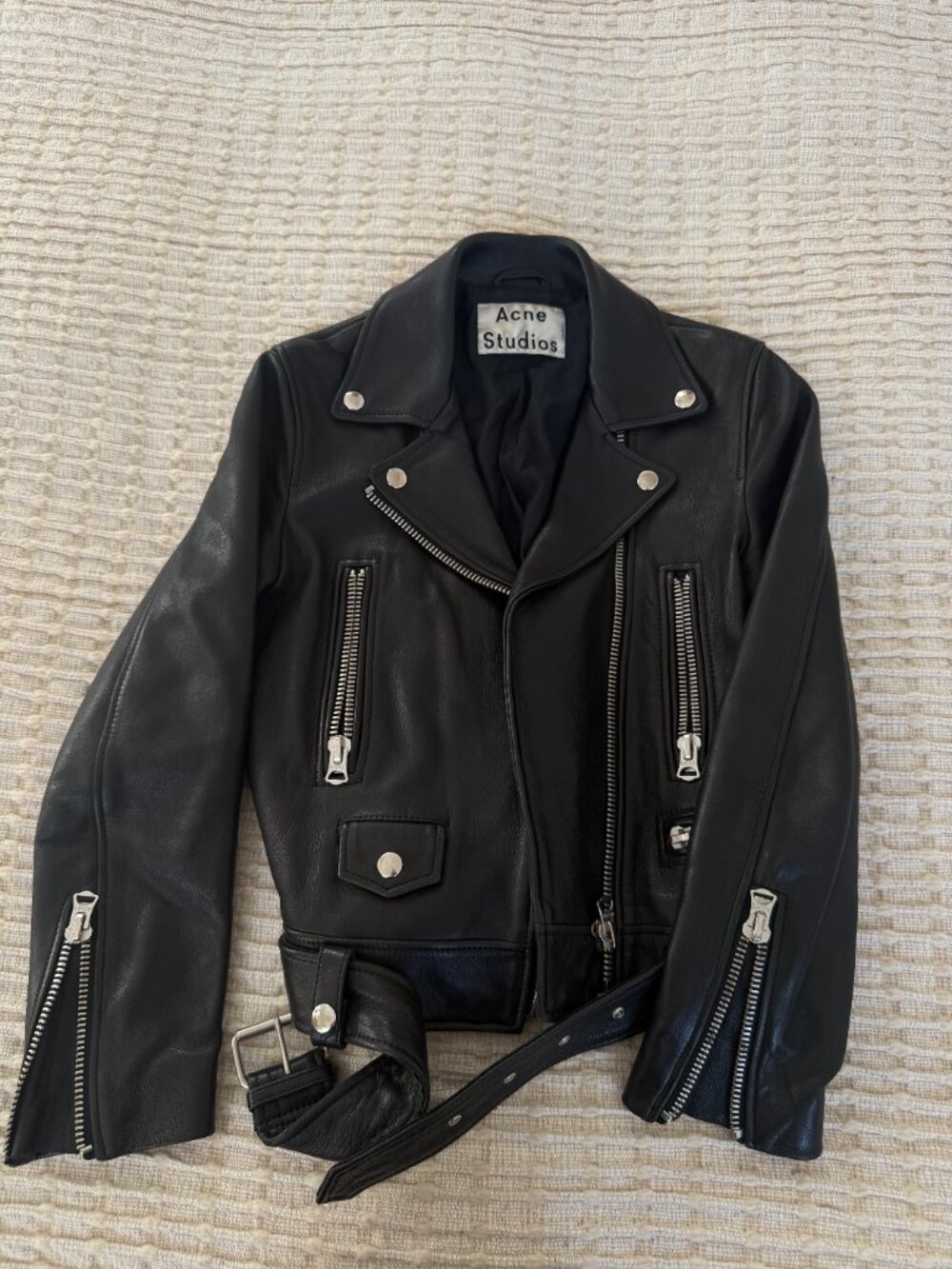 Acne Mock Leather Jacket - Size 34